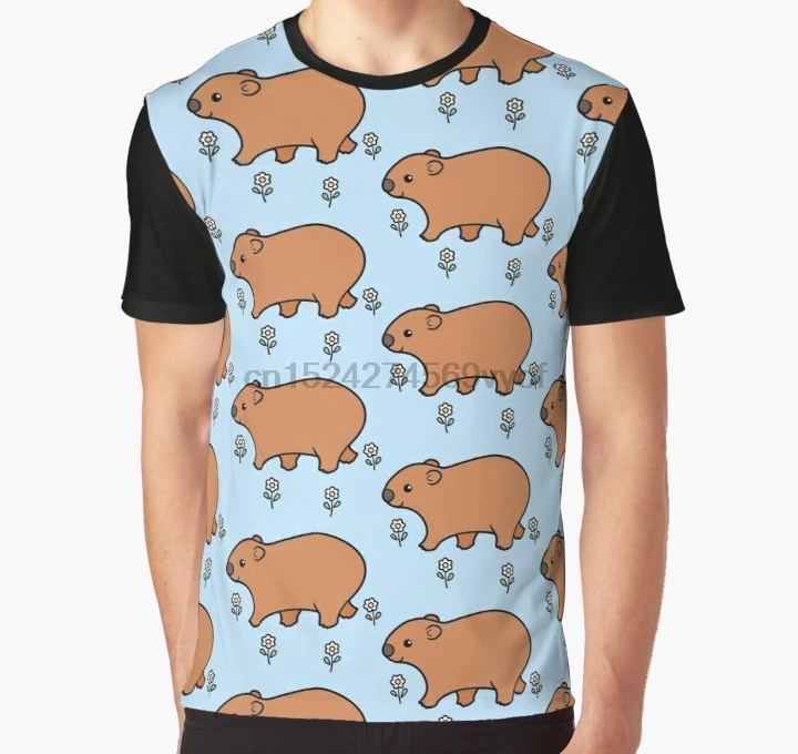 All Over Print Women T Shirt Men Funny tshirt Walking Wombat with White Flowers Graphic T-Shirt
All Over Print Women T Shirt Men Funny tshirt Walking Wombat with White Flowers Graphic T-Shirt