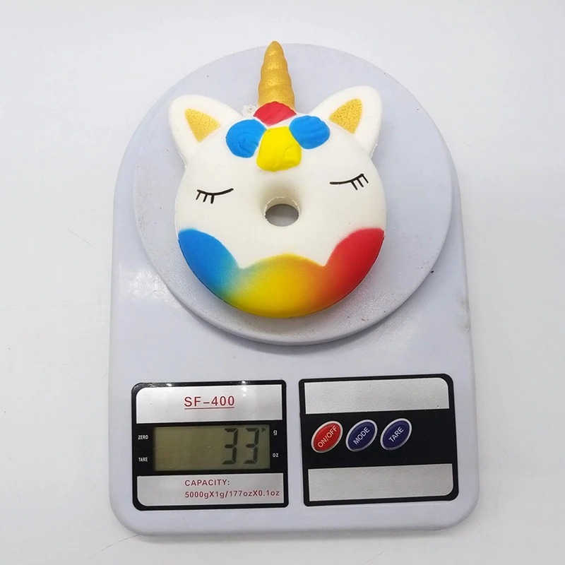 Cute Kawaii Colorful Galaxy Cartoon Unicorn Squishy Donut Slow Rising Stress Relief Squeeze Funny Antistress Toy For Kid Squishi