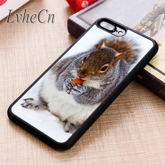 LvheCn SQUIRREL SNOW NUT phone Case cover For iPhone 5 6 6s 7 8 plus X XR XS max 11 12 Pro Samsung Galaxy S7 edge S8 S9 S10 | Мобильные