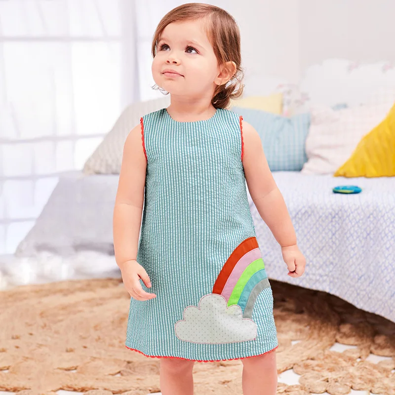 Little maven 2-7Years Summer Rainbow Embroidered Cotton Dress For Baby Girl Fancy Child Kids Toddler Baby Girl Lace Stripe Dress
Little maven 2-7Years Summer Rainbow Embroidered Cotton Dress For Baby Girl Fancy Child Kids Toddler Baby Girl Lace Stripe Dress
