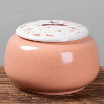 Retro Style Tea Jar Portable Travel Candy Jar Kitchen Spices Food Storage Box Ceramic Dried Fruit Storage Tank Mini Sealed Cans
Retro Style Tea Jar Portable Travel Candy Jar Kitchen Spices Food Storage Box Ceramic Dried Fruit Storage Tank Mini Sealed Cans