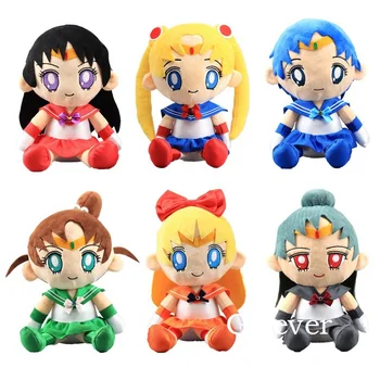 6 Pcs/Lot Sailor Moon Plush Doll Sailor Venus Jupiter Mercury Pluto Mars Stuffed Dolls 12" 30 cm
6 Pcs/Lot Sailor Moon Plush Doll Sailor Venus Jupiter Mercury Pluto Mars Stuffed Dolls 12" 30 cm