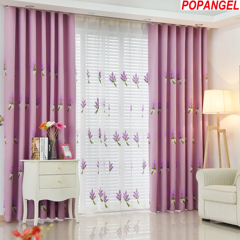 Popangel High quality Eco-friendly embroidery curtains American style living room window blackout curtains be customized
Popangel High quality Eco-friendly embroidery curtains American style living room window blackout curtains be customized