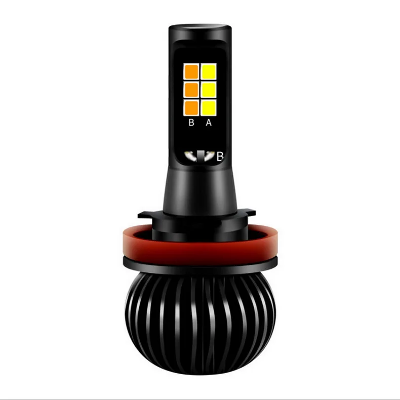 Factory direct sales X5 fog lamp 3030 automotive LED double color fog headlamp far-light near-light H11 881 H3 H7H4
Factory direct sales X5 fog lamp 3030 automotive LED double color fog headlamp far-light near-light H11 881 H3 H7H4
