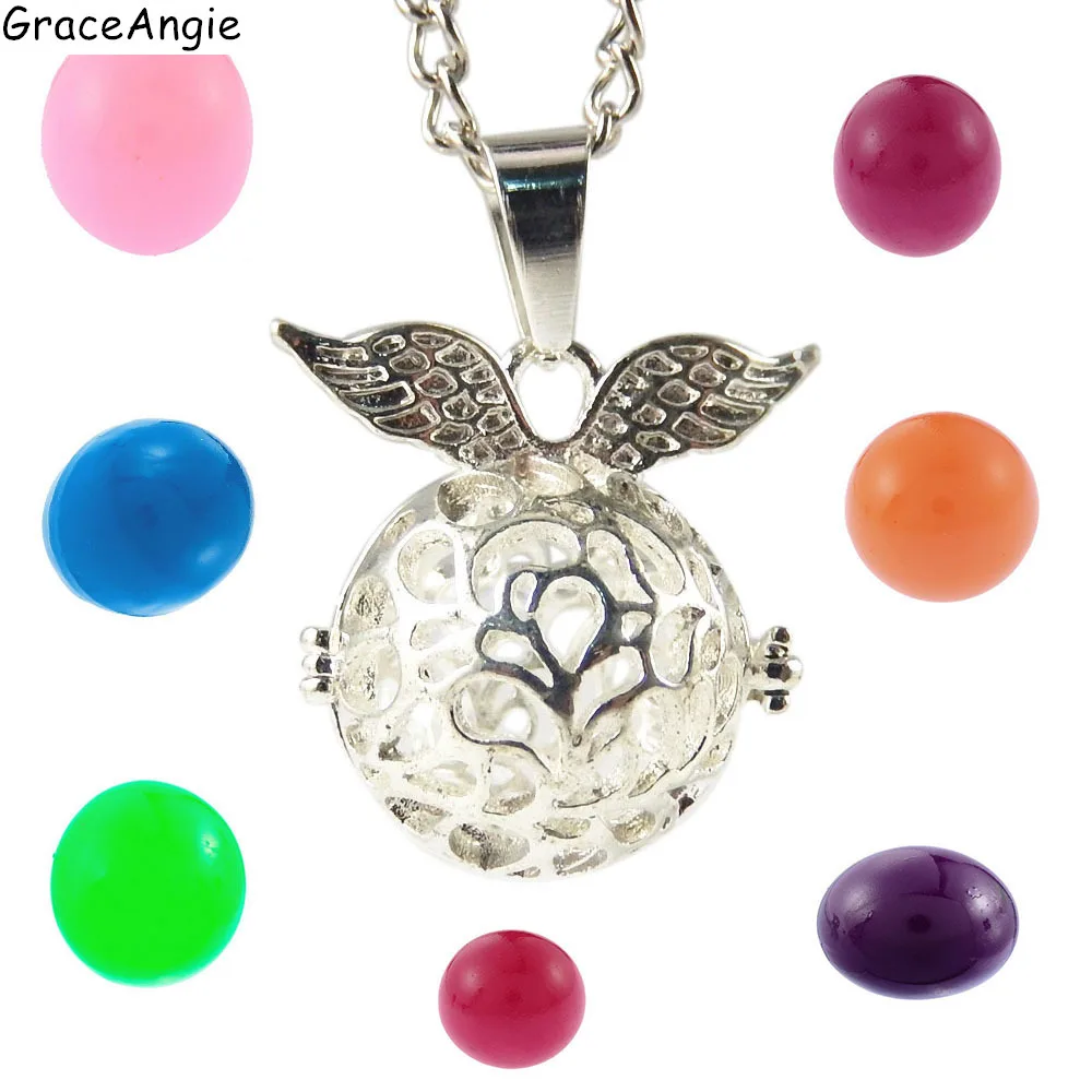 Graceangie Wings Locket Pregnancy Bola Hollow Cage Filigree Ball Box Copper Ball Pendant Essetial Oil Diffuser Necklace 39609
Graceangie Wings Locket Pregnancy Bola Hollow Cage Filigree Ball Box Copper Ball Pendant Essetial Oil Diffuser Necklace 39609
