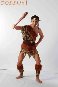 Free Shipping! Halloween Cool Adult Men Primitive Society Savage Cosplay Costume For Stage Performance Or Masquerade Party
Free Shipping! Halloween Cool Adult Men Primitive Society Savage Cosplay Costume For Stage Performance Or Masquerade Party