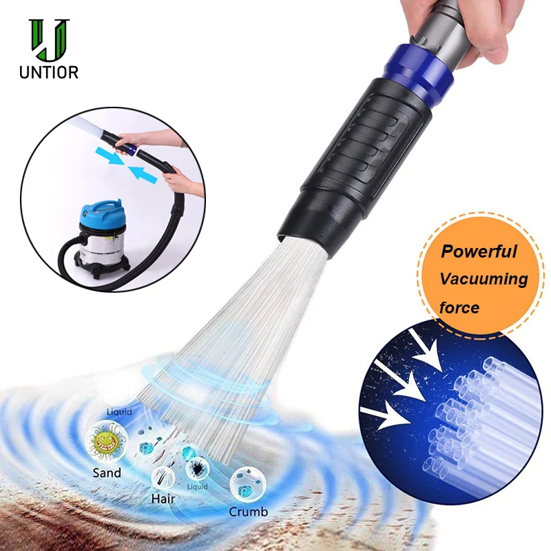 UNTIOR Universal Vacuum Attachment Dust Daddy Small Suction Brush Tubes Cleaner Remover Tool Cleaning Brush Tools For Home Car
UNTIOR Universal Vacuum Attachment Dust Daddy Small Suction Brush Tubes Cleaner Remover Tool Cleaning Brush Tools For Home Car