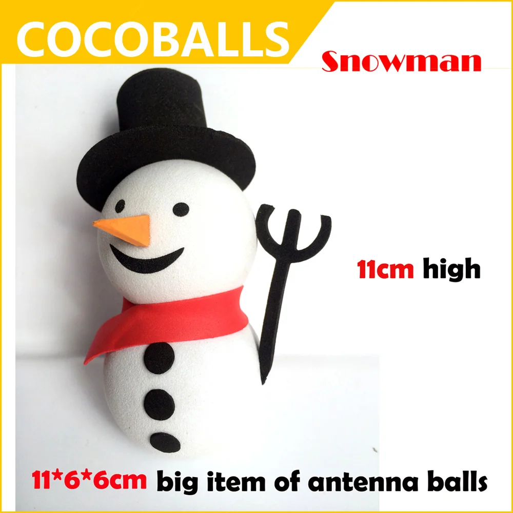 2017 new arrival snowman 11cm high big Antenna Balls For Car Aerial Decoration Cute Funny Cartoon Foam toppers
2017 new arrival snowman 11cm high big Antenna Balls For Car Aerial Decoration Cute Funny Cartoon Foam toppers