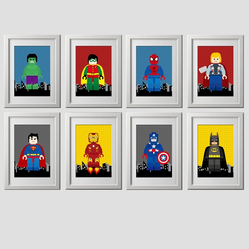 Nursery Super hero Wall Art Poster And Prints , Cartoon Superhero Superman Batman Canvas Painting Kids Boy Bedroom Art Prints
Nursery Super hero Wall Art Poster And Prints , Cartoon Superhero Superman Batman Canvas Painting Kids Boy Bedroom Art Prints