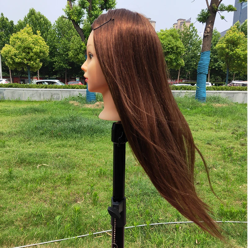 Hairdressing Mannequin Head With 60% Human Hair For Hairstyles Hairdressers Curling Practice Training Head With Stand
Hairdressing Mannequin Head With 60% Human Hair For Hairstyles Hairdressers Curling Practice Training Head With Stand
