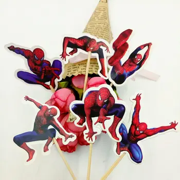 24pcs Spiderman Cake topper Superhero Cake Decoration Cupcake Picks Kid Birthday Party Decoration
24pcs Spiderman Cake topper Superhero Cake Decoration Cupcake Picks Kid Birthday Party Decoration
