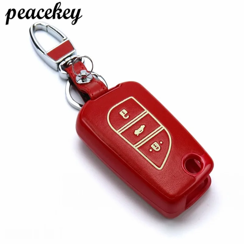 Peacekey Genuine Leather Car Emblem Remote Key Case Cover Bag For Toyota Avensis Corolla Prius Camry Vitz RAV4 Key Case Bag
Peacekey Genuine Leather Car Emblem Remote Key Case Cover Bag For Toyota Avensis Corolla Prius Camry Vitz RAV4 Key Case Bag