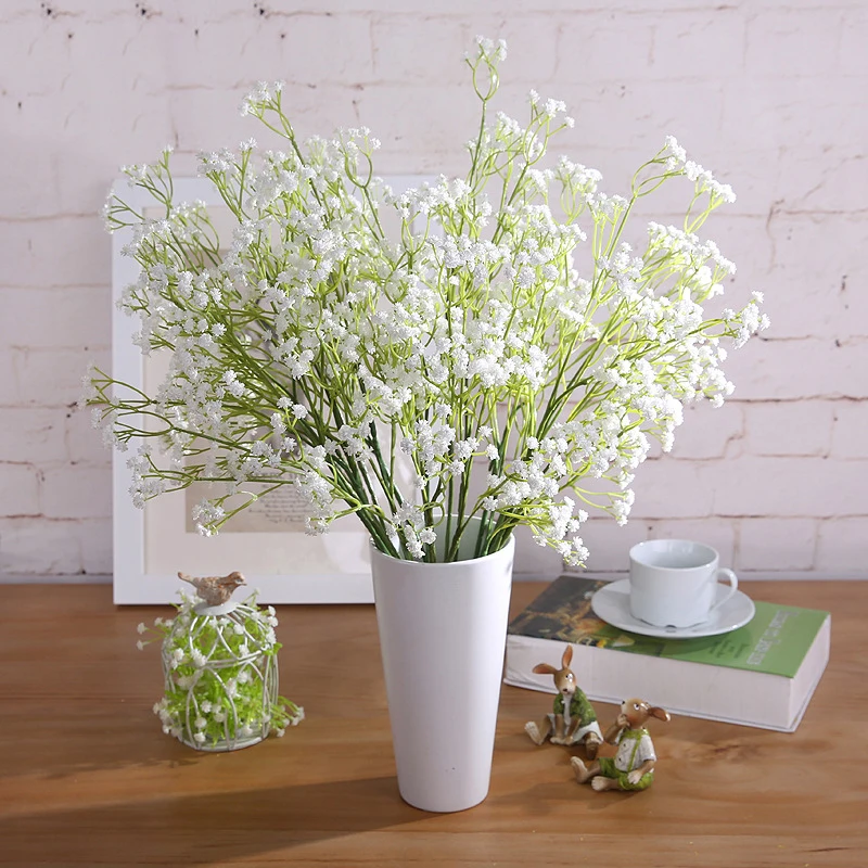 1PC 3 forks Artificial Gypsophila mini Artificial Flowers For Wedding Home Decorative Party Living Room
1PC 3 forks Artificial Gypsophila mini Artificial Flowers For Wedding Home Decorative Party Living Room