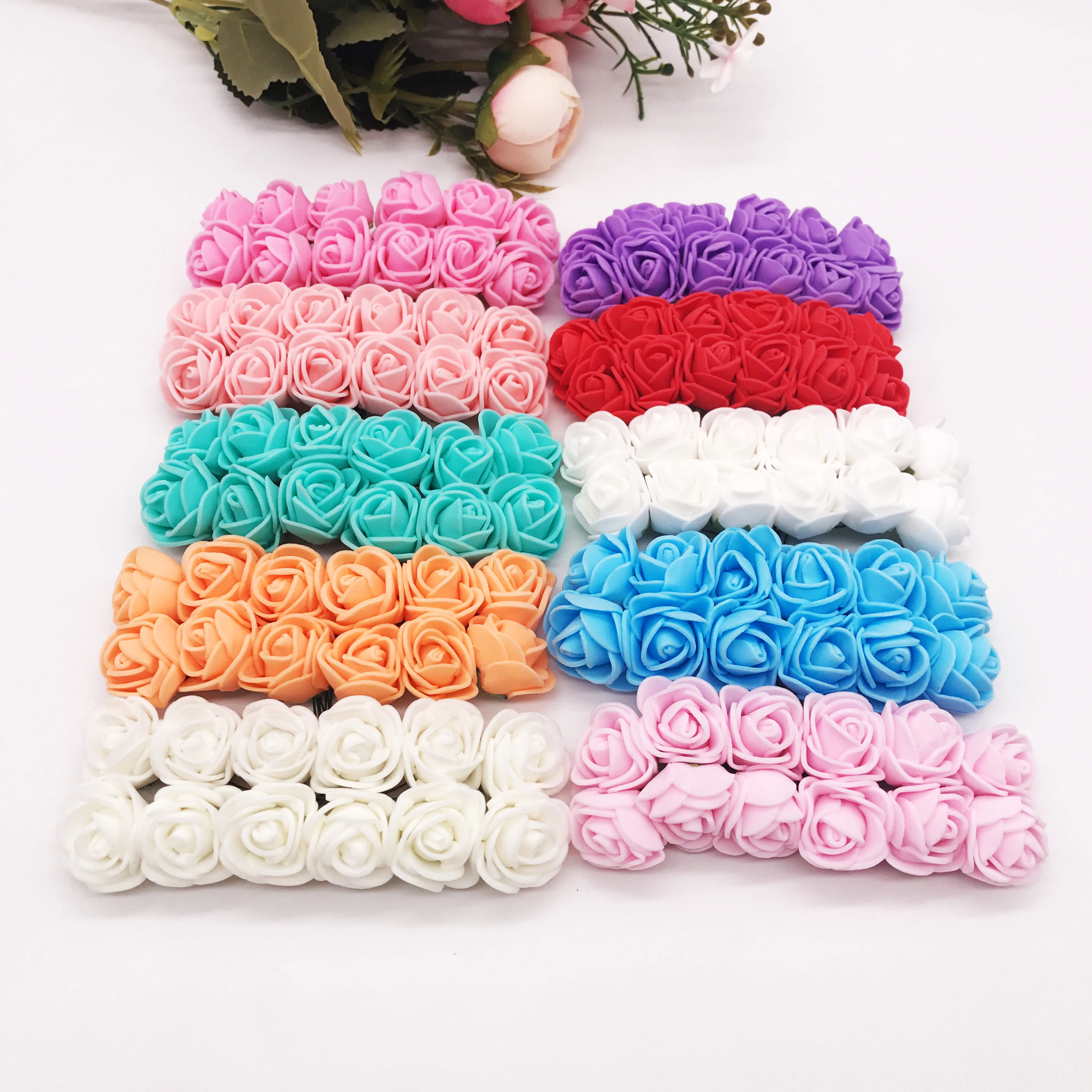 12Pcs/Lot Artificial Flower Mini Foam Rose for Wedding Home Decoration DIY Handcraft Bridal Wreath Gift Scrapbooking Fake Flower 
12Pcs/Lot Artificial Flower Mini Foam Rose for Wedding Home Decoration DIY Handcraft Bridal Wreath Gift Scrapbooking Fake Flower