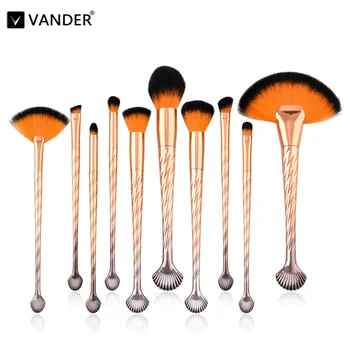 Vanderlife 10 pcs Makeup Brushes Set Eye Shadow Contour Foundation Eyebrow Lip Oval Cosmetic Professional Make Up Brush Tools
Vanderlife 10 pcs Makeup Brushes Set Eye Shadow Contour Foundation Eyebrow Lip Oval Cosmetic Professional Make Up Brush Tools