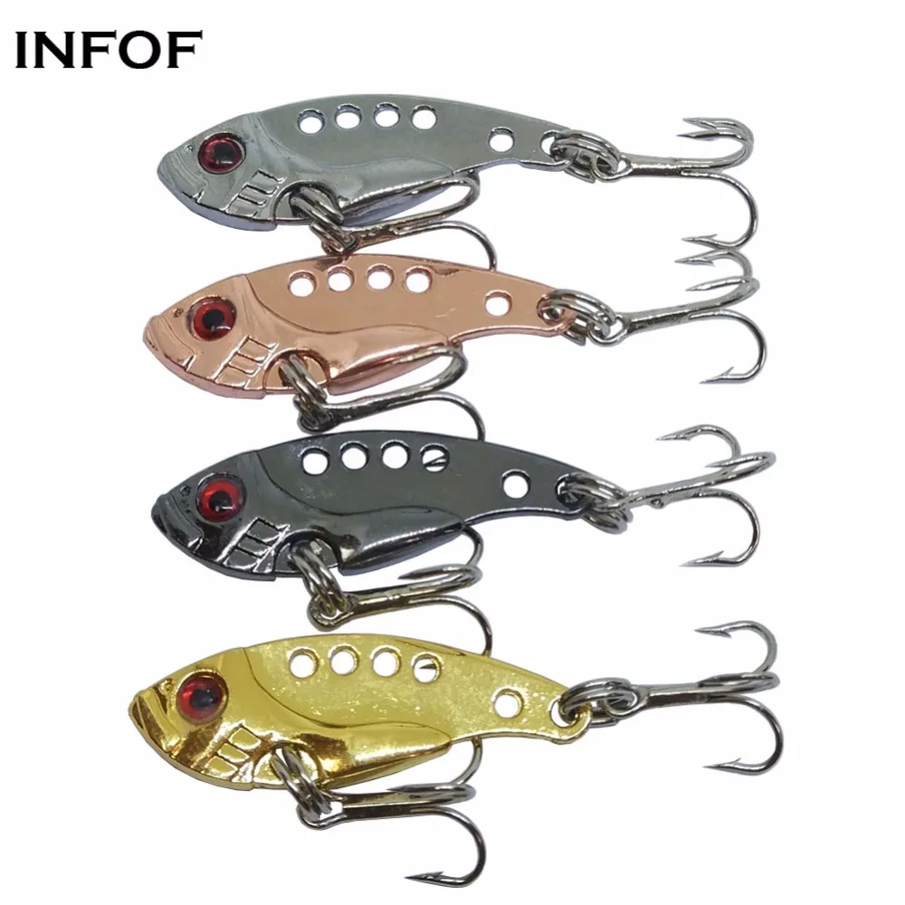 INFOF 8Pcs Metal VIB Lures 3.5cm 3.2g Vibrations Spoon Lure Fishing Lure Bait Bass VIB Bait Artificial Bait cicada lure
INFOF 8Pcs Metal VIB Lures 3.5cm 3.2g Vibrations Spoon Lure Fishing Lure Bait Bass VIB Bait Artificial Bait cicada lure
