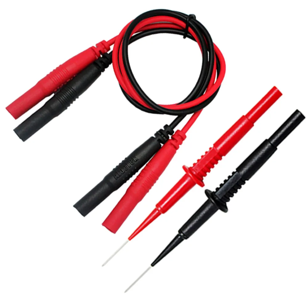AideTek Sharp needle test leads multimeter 600V1A 4mm socket banana plug stacking Free Shipping 20155SET
AideTek Sharp needle test leads multimeter 600V1A 4mm socket banana plug stacking Free Shipping 20155SET