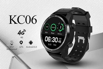 KC06 4G RAM 1GB ROM 16GB Android 6.0 1.3 inch 360*360 IPS LCD sport smart watch support GPS Waterproof For IOS Android Phone
KC06 4G RAM 1GB ROM 16GB Android 6.0 1.3 inch 360*360 IPS LCD sport smart watch support GPS Waterproof For IOS Android Phone