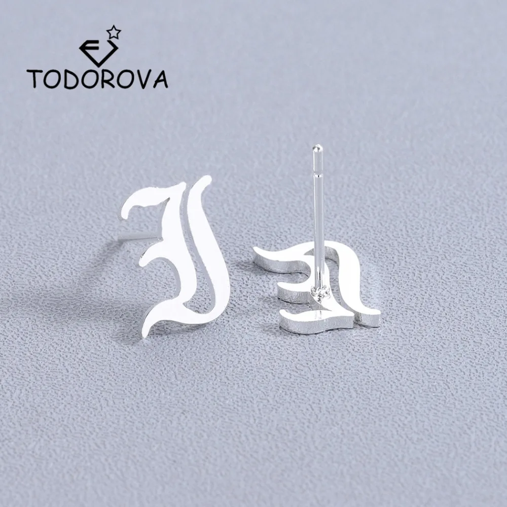 Todorova Stainless Steel 26 Initial Letter Stud Earrings Alphabet Letter I Women Earrings Personalized Bridesmaids Jewelry Gift
Todorova Stainless Steel 26 Initial Letter Stud Earrings Alphabet Letter I Women Earrings Personalized Bridesmaids Jewelry Gift