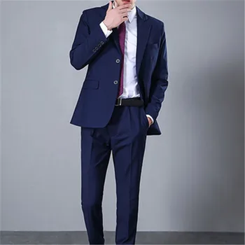 Top Selling Custom Made 2pieces Groom Tuxedos Bridegroom Suits Groomsman Latest Design Slim Fit Blazer (Jacket+Pant+Tie)
Top Selling Custom Made 2pieces Groom Tuxedos Bridegroom Suits Groomsman Latest Design Slim Fit Blazer (Jacket+Pant+Tie)