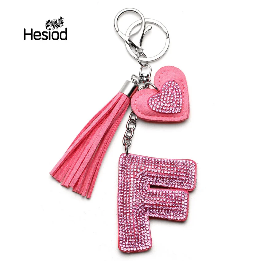 Hesiod New Fashion English Letter A Shape Key Chain Key Ring Crystal Leather Flower Tassel Heart Star Keychain for Women
Hesiod New Fashion English Letter A Shape Key Chain Key Ring Crystal Leather Flower Tassel Heart Star Keychain for Women