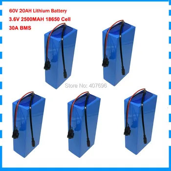 5PCS Wholesale 1500W 60v battery 20ah lithium ion 60volt battery 60 v e bike battery with 30A BMS 67.2V 2A Charger
5PCS Wholesale 1500W 60v battery 20ah lithium ion 60volt battery 60 v e bike battery with 30A BMS 67.2V 2A Charger