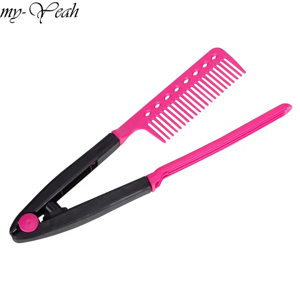 V Type Anti-static Straightening Hairdressing Hair Brush Comb Pro Salon Haircut DIY Barber Styling Tools
V Type Anti-static Straightening Hairdressing Hair Brush Comb Pro Salon Haircut DIY Barber Styling Tools