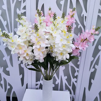 3pcs/lot Simulation Hyacinth flower artificial plants Delphinium decorative plants Living room wedding decoration fake flower
3pcs/lot Simulation Hyacinth flower artificial plants Delphinium decorative plants Living room wedding decoration fake flower