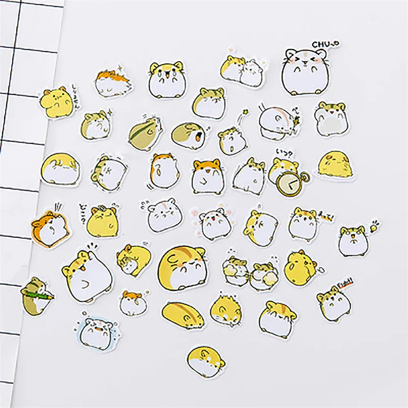 1pcs Kawaii Stationery Stickers lovely Hamster pattern scrapbooking Posted It planner office Stationery Supplies
1pcs Kawaii Stationery Stickers lovely Hamster pattern scrapbooking Posted It planner office Stationery Supplies