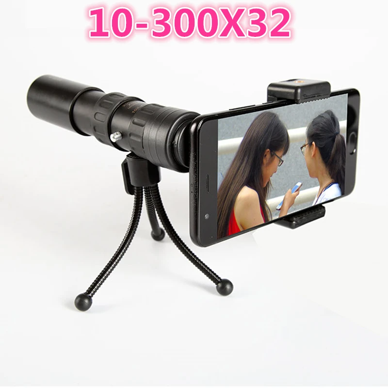 10-300X32 Metal HD Monocular Telescopic Telescope Dual Focusing Adjustment Binocular Spot Photograph for Hunting Watching Bird
10-300X32 Metal HD Monocular Telescopic Telescope Dual Focusing Adjustment Binocular Spot Photograph for Hunting Watching Bird