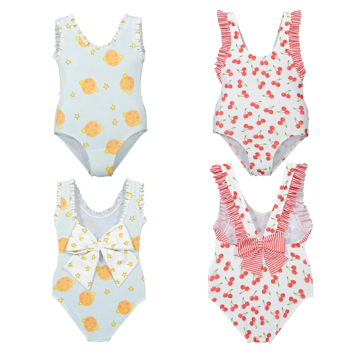 Baby Girl Bodysuit Bikini Toddler Infant Baby Girls Backless Pattern Printed Swimsuit with Bow Swimwear Spa Swimming with Hat
Baby Girl Bodysuit Bikini Toddler Infant Baby Girls Backless Pattern Printed Swimsuit with Bow Swimwear Spa Swimming with Hat