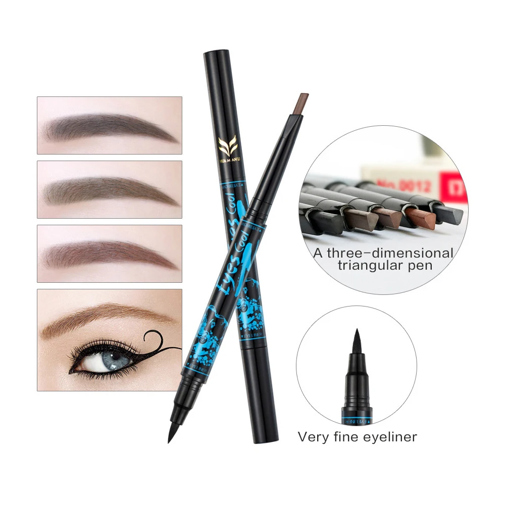 Бровей Eye liner Набор Коричневый Постоянный Водонепроницаемый Карандаш Для Не
