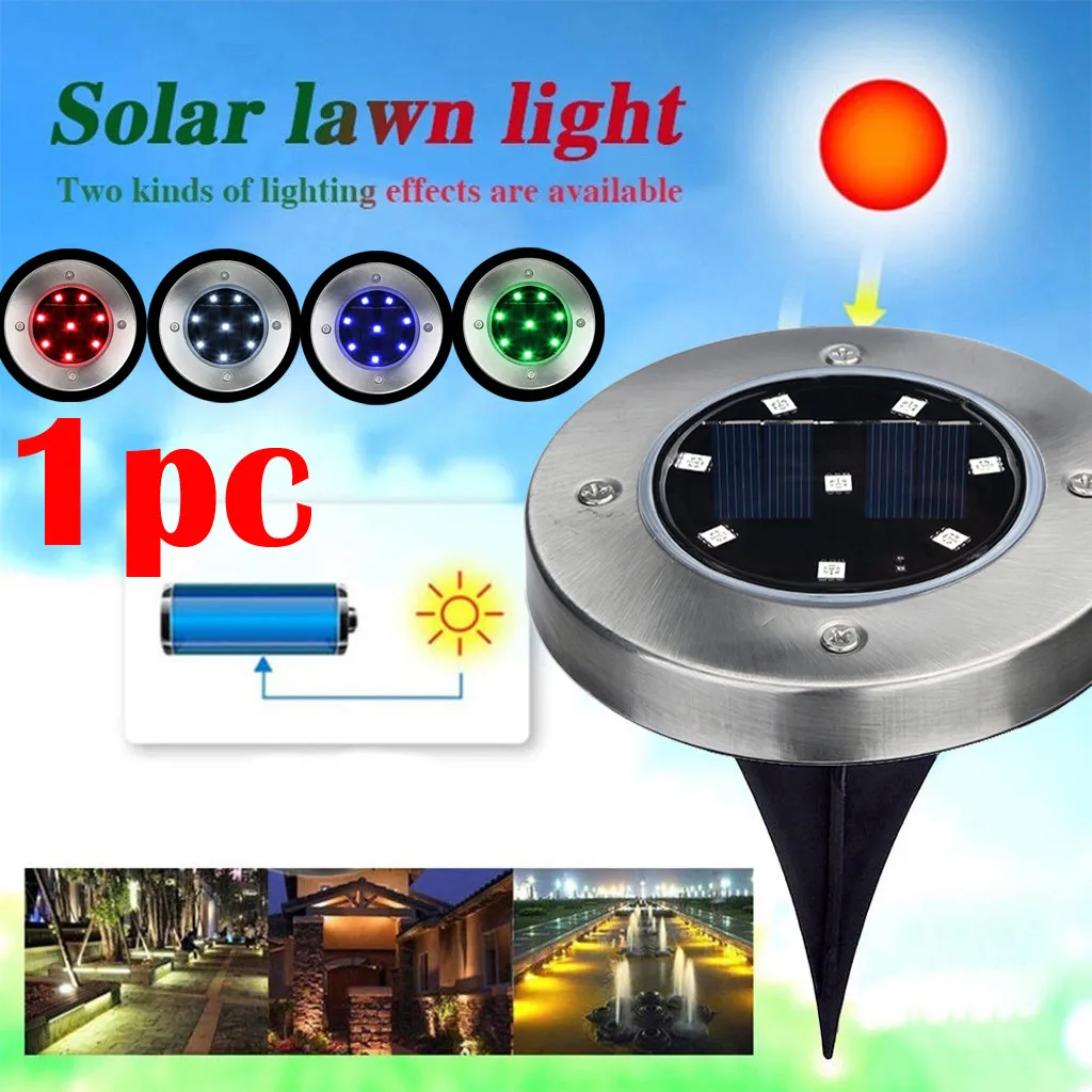 Solar LED Outdoor Path Light Spot Lamp Yard Garden Lawn Landscape Waterproof Ground Lamp For Garden Decoration#H
Solar LED Outdoor Path Light Spot Lamp Yard Garden Lawn Landscape Waterproof Ground Lamp For Garden Decoration#H