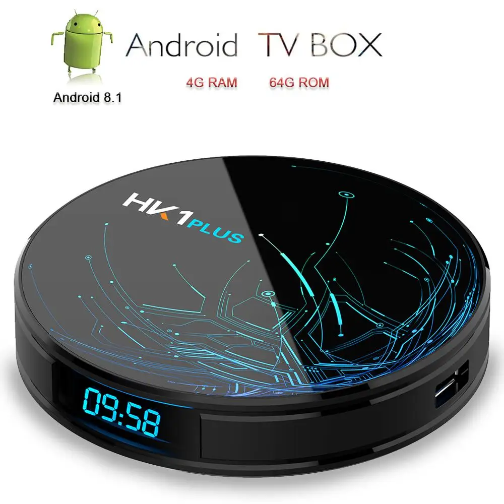 Satxtrem HK1 Plus Android TV Box 4K Smart TV Amlogic S905X2 Android 8.1 Box Google Assistant 2.4G/5.8G WiFi BT 4.0 Media Player
Satxtrem HK1 Plus Android TV Box 4K Smart TV Amlogic S905X2 Android 8.1 Box Google Assistant 2.4G/5.8G WiFi BT 4.0 Media Player