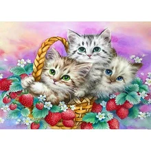 Full Square / Round Drill 5D DIY Diamond Painting "Three cats" Embroidery Cross Stitch Mosaic Rhinestone Home Decor Gift-GT-05
Full Square / Round Drill 5D DIY Diamond Painting "Three cats" Embroidery Cross Stitch Mosaic Rhinestone Home Decor Gift-GT-05