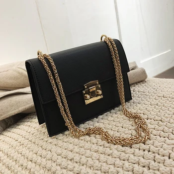2019 Chains Female Shoulder Bags Solid Pure Color Soft Women Handbags Brand Crossbody Bags with Good Quality
2019 Chains Female Shoulder Bags Solid Pure Color Soft Women Handbags Brand Crossbody Bags with Good Quality