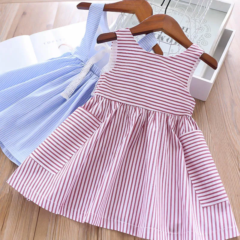 Sweet Baby Striped Lace Backless Pockets Fashion Girls Dress Red Blue Summer Holiday Ruffles Party Cute Kids Clothing
Sweet Baby Striped Lace Backless Pockets Fashion Girls Dress Red Blue Summer Holiday Ruffles Party Cute Kids Clothing