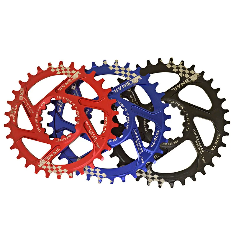 SNAIL 30T 32T 34T Bicycle Chainring For GXP XX1 X9 XO X01 CNC AL 7075 Crankset Chainwheel Parts
SNAIL 30T 32T 34T Bicycle Chainring For GXP XX1 X9 XO X01 CNC AL 7075 Crankset Chainwheel Parts