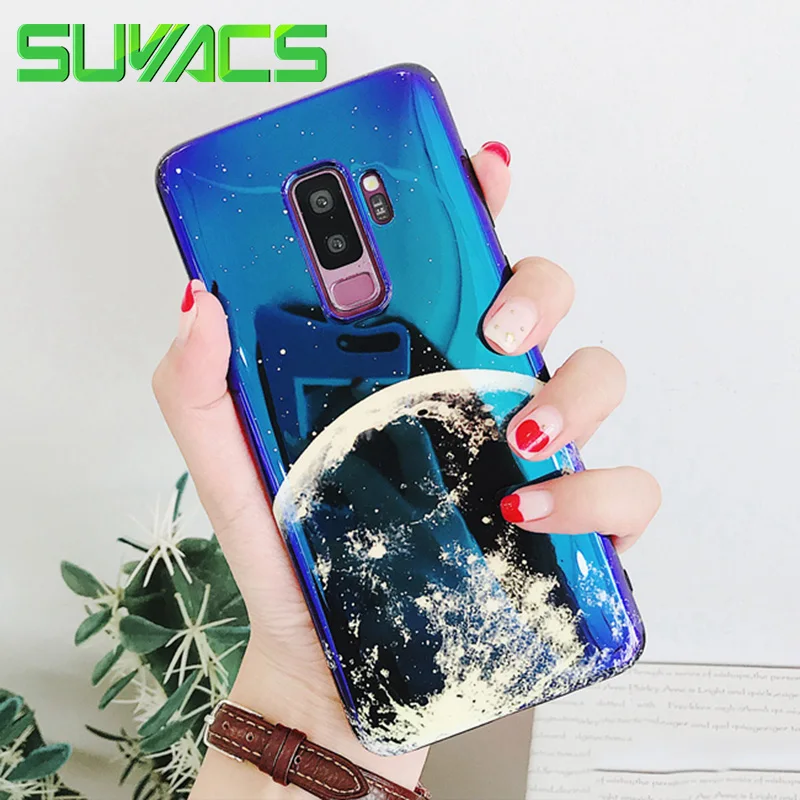 SUYACS Phone Case For Samsung S7 Edge S8 S9 Plus Note 8 Blu-Ray Moon Pattern IMD Soft Protective Phone Back Cover Case Bag Coque
SUYACS Phone Case For Samsung S7 Edge S8 S9 Plus Note 8 Blu-Ray Moon Pattern IMD Soft Protective Phone Back Cover Case Bag Coque