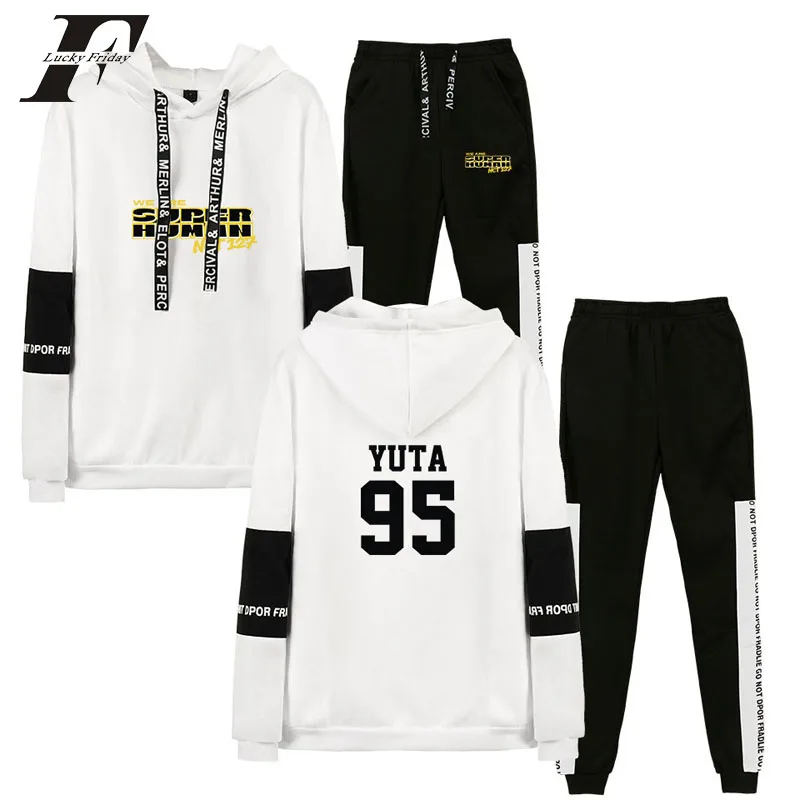 Nct 127 two piece set women tracksuit oversized Hoodies sweatsuit Sports Suits sportwear Jogger Korean Clothes Plus Size 2019
Nct 127 two piece set women tracksuit oversized Hoodies sweatsuit Sports Suits sportwear Jogger Korean Clothes Plus Size 2019