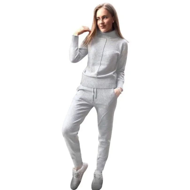 MVGIRLRU Woman Wool Knitted suit soft warm Winter Suit Female mid line pullover sweater & pant 2 piece set oversize
MVGIRLRU Woman Wool Knitted suit soft warm Winter Suit Female mid line pullover sweater & pant 2 piece set oversize