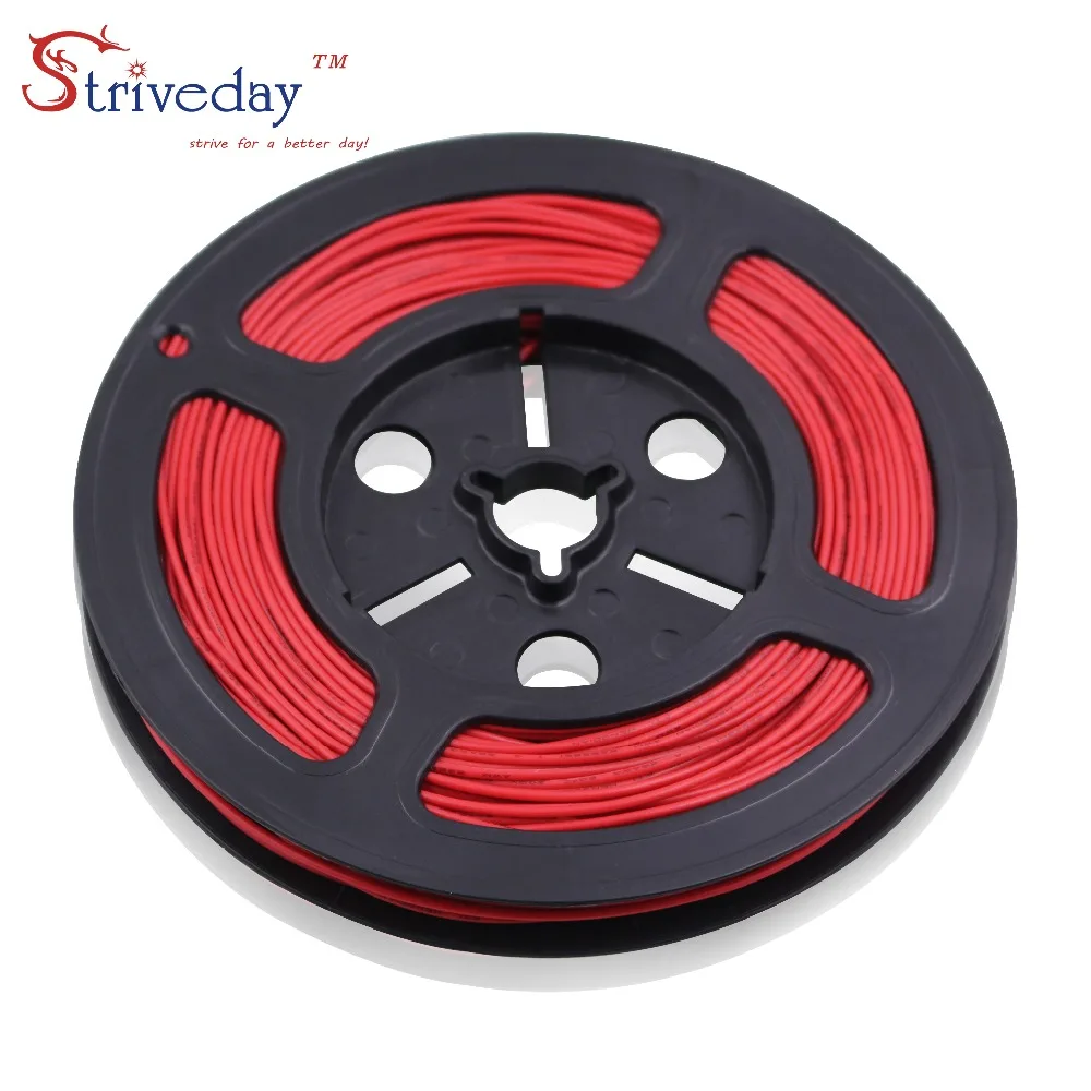 100 метров/рулон 328 фута UL 1007 28 AWG кабель Луженая медная проволока DIY PCB электронная
