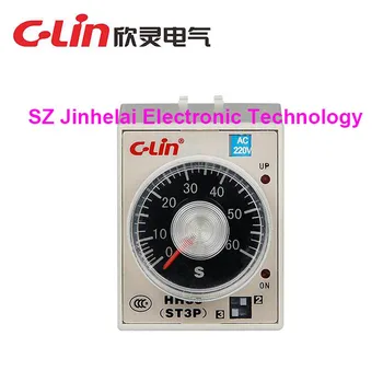 

100%New and original HHS5C-E(ST3PC-E) C-Lin Time relay AC220V, DC24V, 60S/10M/60M/6H Electricity delay and snap action contact