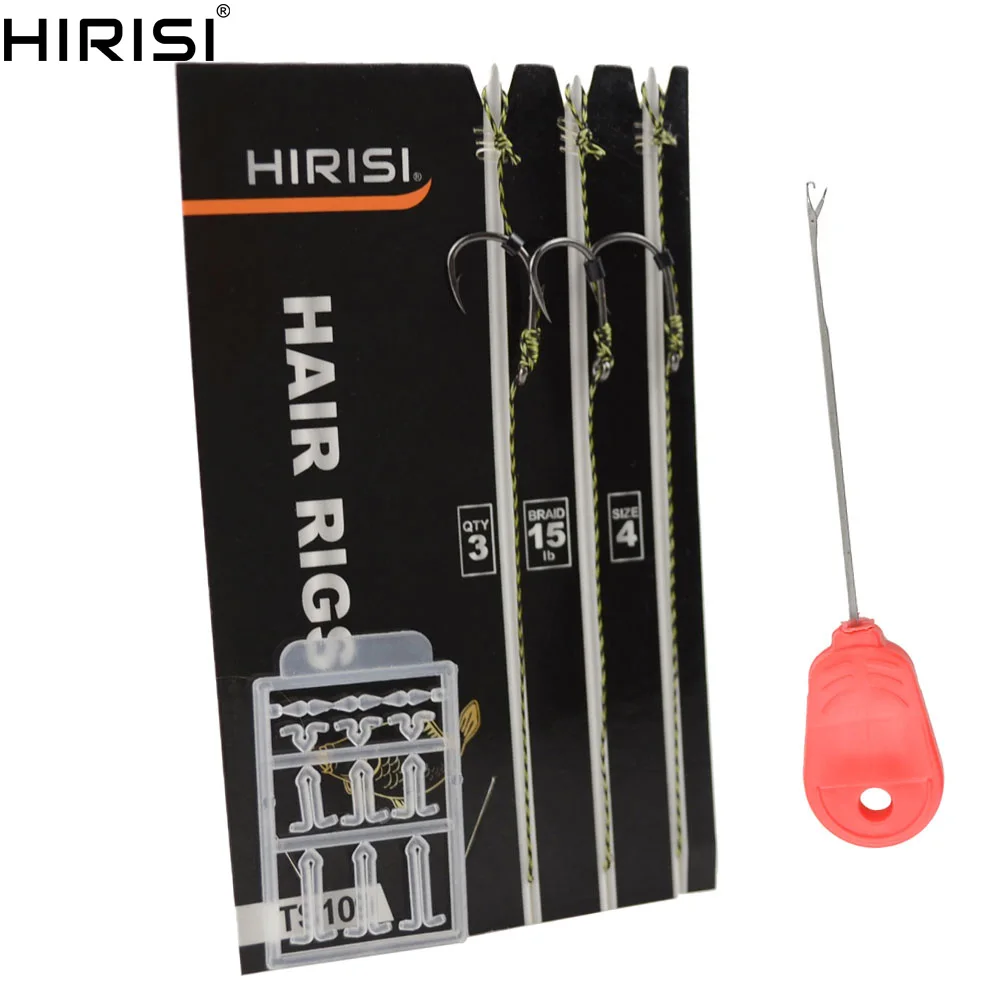 6 X Carp Fishing Hooks Ready Tied Fishing Rigs with Free Bait Needle Boilie Stoppers
6 X Carp Fishing Hooks Ready Tied Fishing Rigs with Free Bait Needle Boilie Stoppers