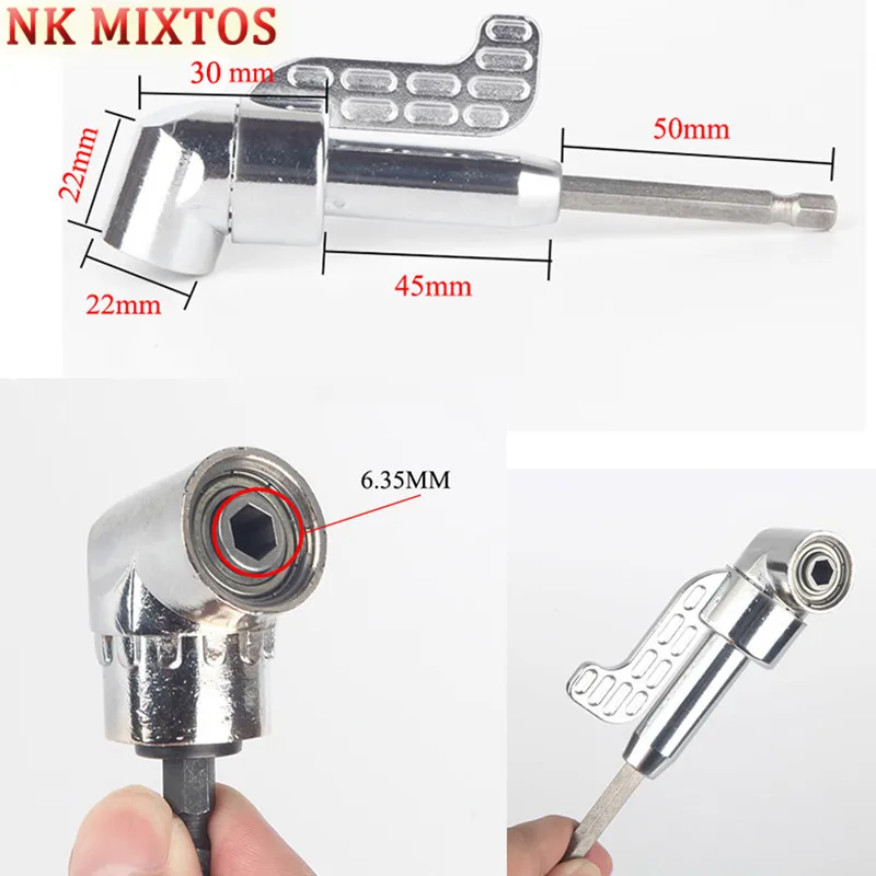 Herramientas 1/4 Inch Adjustable Hex bit Angle Driver Electric Screwdriver Magnetic Bit Wrench Hex Bit Drive Offset Attachment
Herramientas 1/4 Inch Adjustable Hex bit Angle Driver Electric Screwdriver Magnetic Bit Wrench Hex Bit Drive Offset Attachment