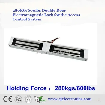 280KG/600lbs Double Door Electromagnetic Lock with LED Indicate for the Access Control System
280KG/600lbs Double Door Electromagnetic Lock with LED Indicate for the Access Control System