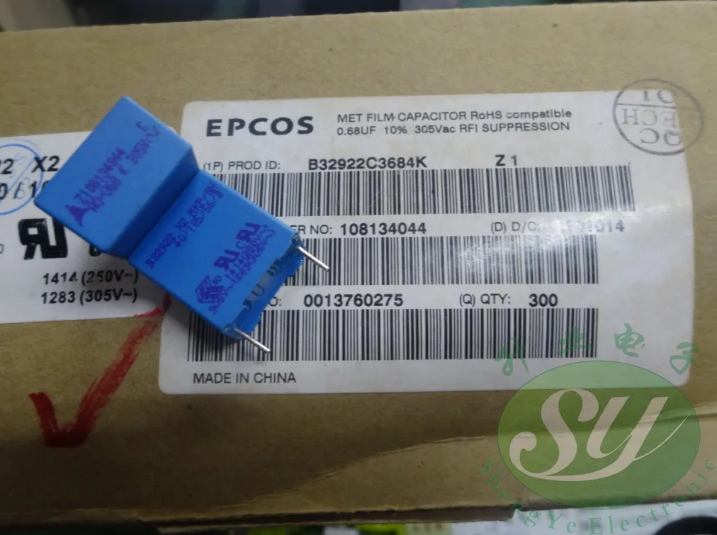 2019 hot sale 10pcs/30pcs EPCOS 0.68uf/305vAC 680nf u68 684 new 15M film capacitor B32922C3684K free shipping
2019 hot sale 10pcs/30pcs EPCOS 0.68uf/305vAC 680nf u68 684 new 15M film capacitor B32922C3684K free shipping