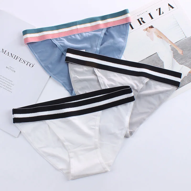 Seamless Cotton Underwear for Women Striped Waistband Daily Pantie Breathable Traceless Underpant Stretch Well Comfortable
Seamless Cotton Underwear for Women Striped Waistband Daily Pantie Breathable Traceless Underpant Stretch Well Comfortable