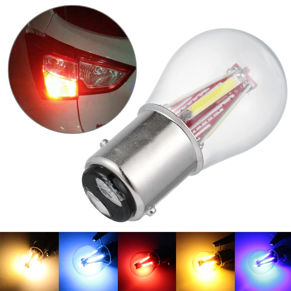 4 COB LED 1157 BAY15D 21/5W 1156 BA15S Car Reverse Backup Tail Stop Brake Light Bulb
4 COB LED 1157 BAY15D 21/5W 1156 BA15S Car Reverse Backup Tail Stop Brake Light Bulb