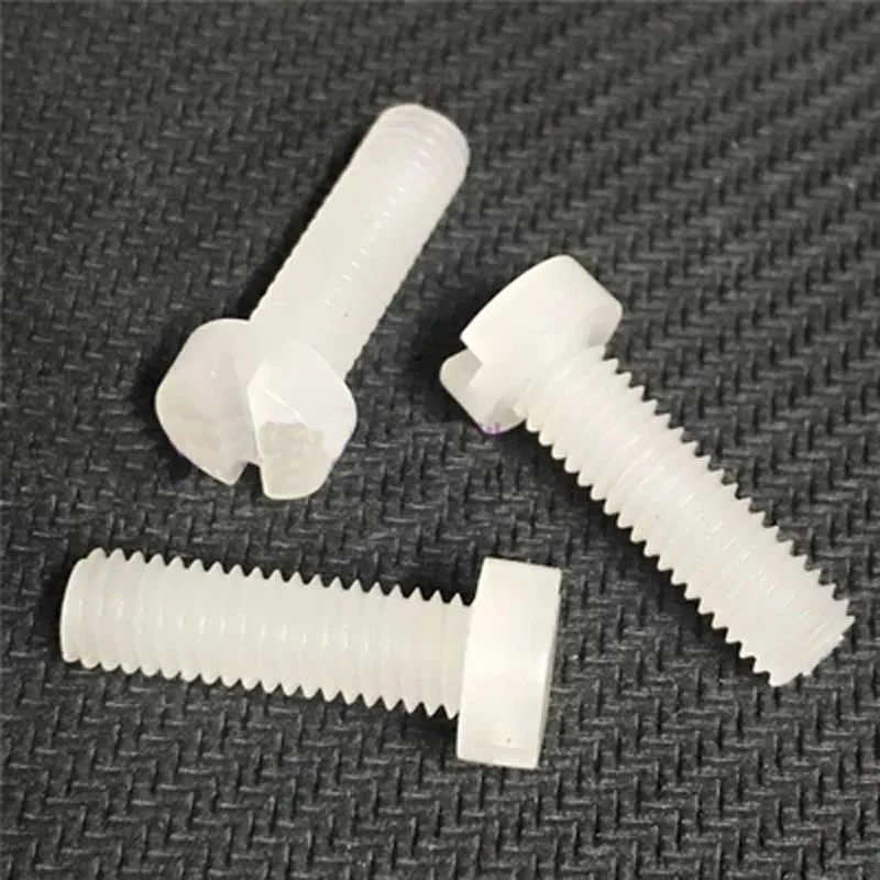 2pcs M8 PVDF One word Slotted Cylinder head preservative Strong acid resistance strong base Plastic screw 12mm-60mm Length
2pcs M8 PVDF One word Slotted Cylinder head preservative Strong acid resistance strong base Plastic screw 12mm-60mm Length